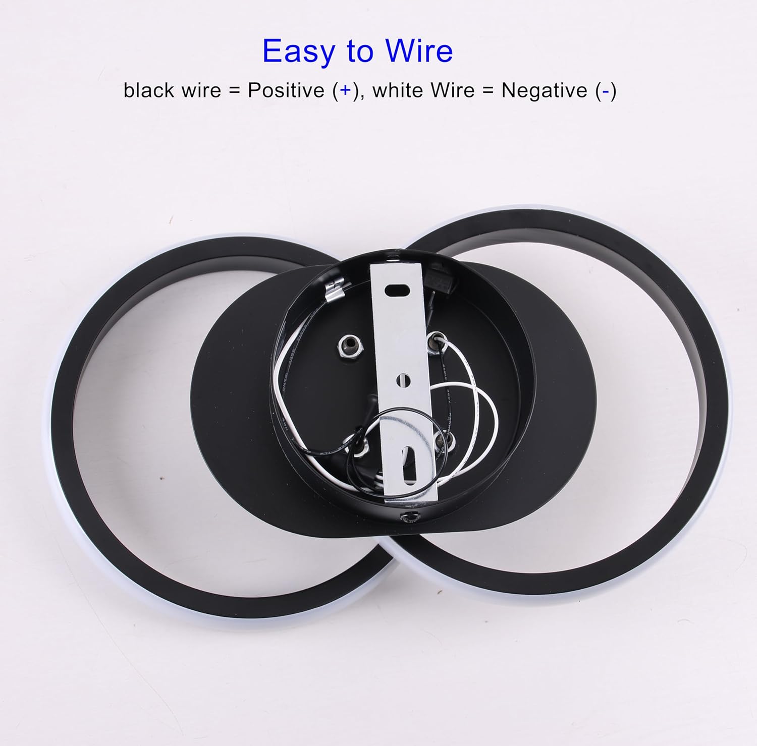 12V 11inch RV LED Ceiling Fixture and Hammered Glass Ceiling Light