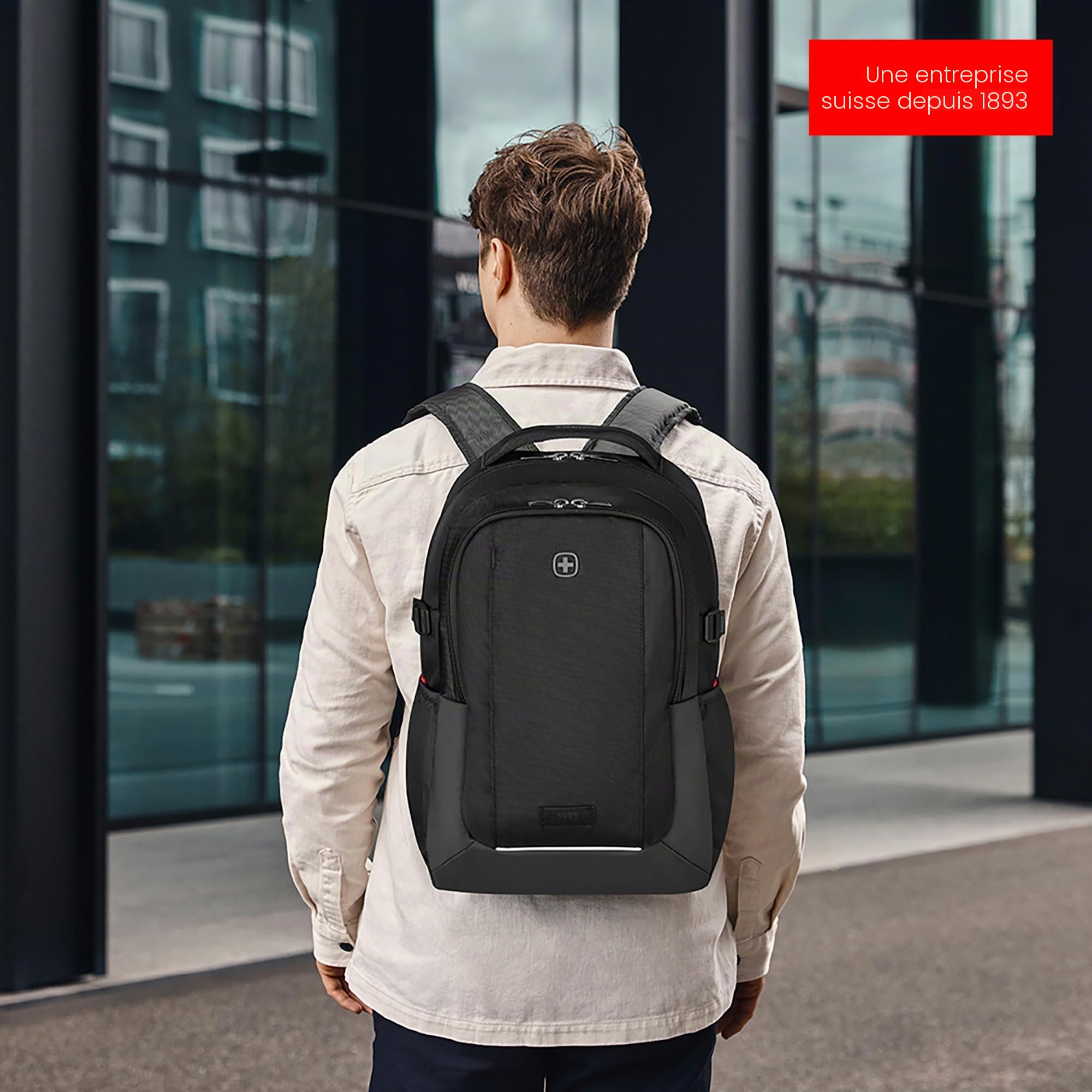 Wenger, XE Ryde, 16" Laptop Backpack with Tablet Pocket, Black