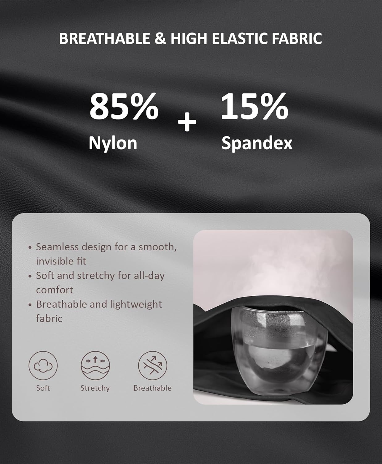 FeelinGirl Bras for Women Wireless Bralettes No Underwire Unlined Seamless Everyday Bras 3-Pack - Image 4