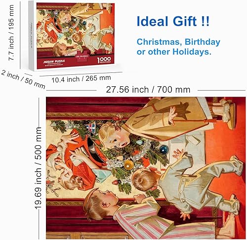 Miniatura 8 de Rompecabezas para adultos de 1000 piezas para adultos, loro elefante y bosque lluvioso de 27.56 x 19.69 pulgadas, rompecabezas de 1000 piezas para