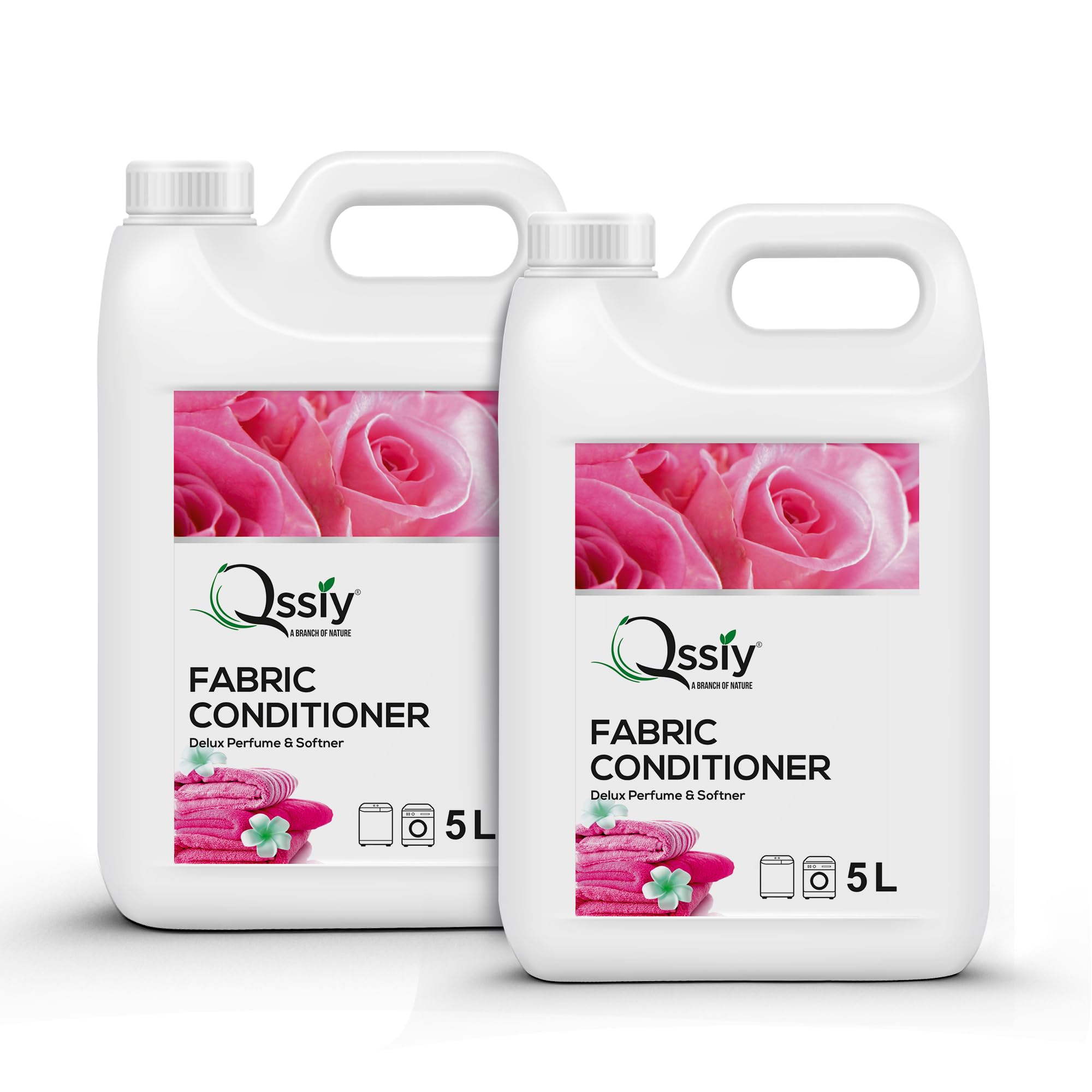 Qssiy Liquid Fabric Softener After Wash Conditioner Super Saver Pack Non Toxic 10 Liter French Lily - Great Indian Festival 2025 Diwali Gift