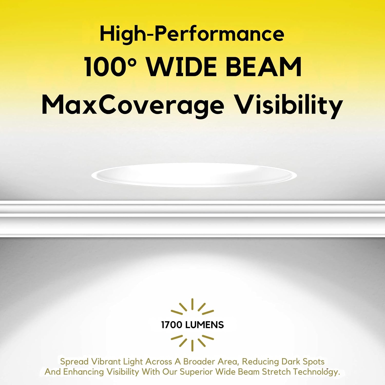 6 inch Slim Ultra-Thin Round Downlight Luminaire, Brushed Brass Finish, LED Recessed Light Fixtures Dimmable, 20W=135W, 1700 Lumens, IC Rated, 5CCT Selectable 2700K|3000K|3500K|4100K|5000K