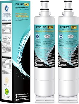 ICEPURE PRO 4396508 NSF401&473&53 Replacement for Whirlpool 4396510, EDR5RXD1, NLC240V, PNL240V, 4396508p, LC400V, WF-NLC240V, 46-9010, Everydrop Filter 5, Remove PFAS PFOA PFOS, Heavy Metals, 2PACK
