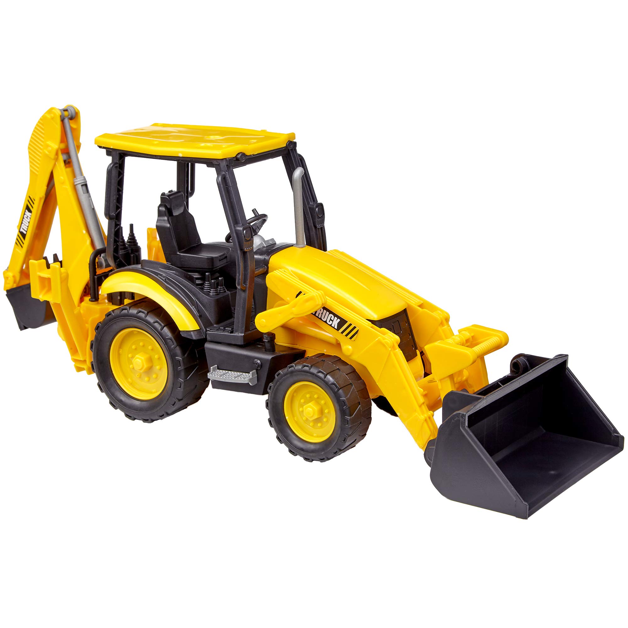 Dragon Too Backhoe Toy Truck Friction 