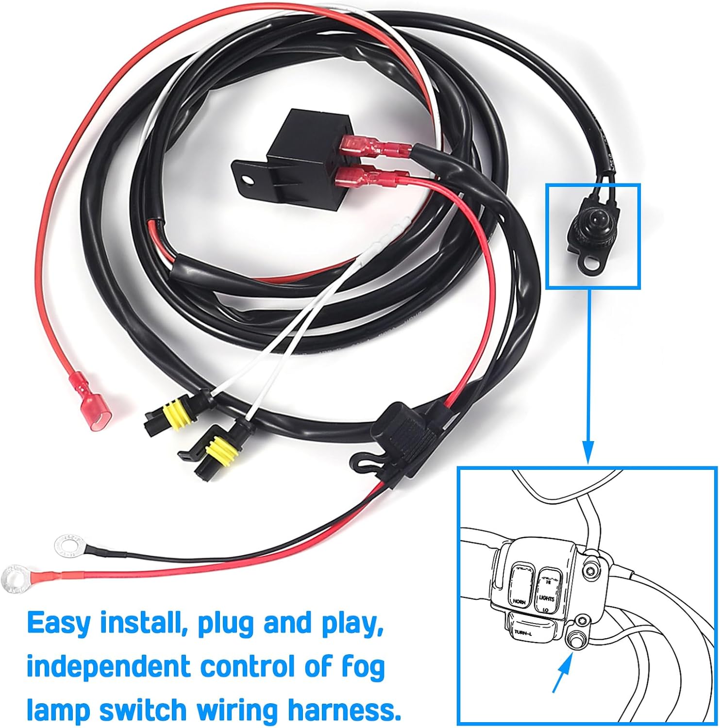 4.5'' LED Auxiliary Spotlight Turn Signal lights For harley CVO Street electra Glide Fog Light Bracket Chrome Trike FLHXXX