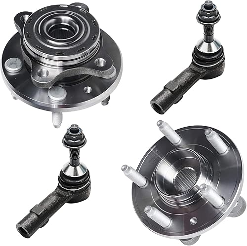Miniatura 39 de Detroit Axle - Kit de cubos de rodamiento de rueda delantera de 6 piezas para Dodge Dart 2013-2016, Chrysler 200 2015-2017, 2 cojinetes de rueda