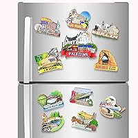 Vista 4 de Imán de nevera con imán de Palestina, Estados Unidos, 3D, monumentos, viajes, coleccionables, recuerdos, decoración hecha a mano