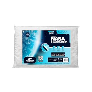 Travesseiro Nasa Massageador Ortopédico Fibrasca - fronha 50x70