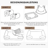 JOEJOY Ortopédikus kutyaágy nagy kutyáknak, memóriahabos kutyakanapé XL, levehető, mosható 9