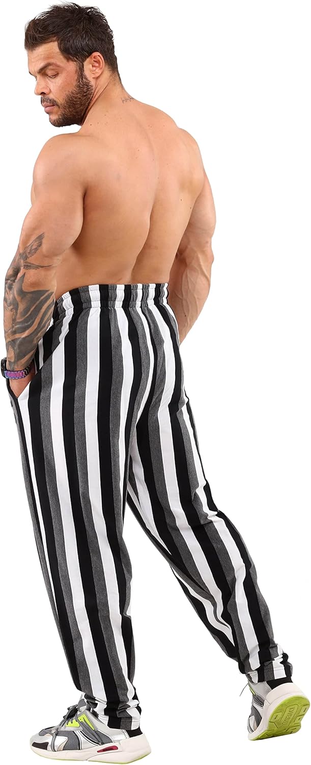 BIG SAM SPORTSWEAR COMPANY Men's Baggy Sweatpants with Pockets, Oldschool Loose Fit Gym Pants - Image 4