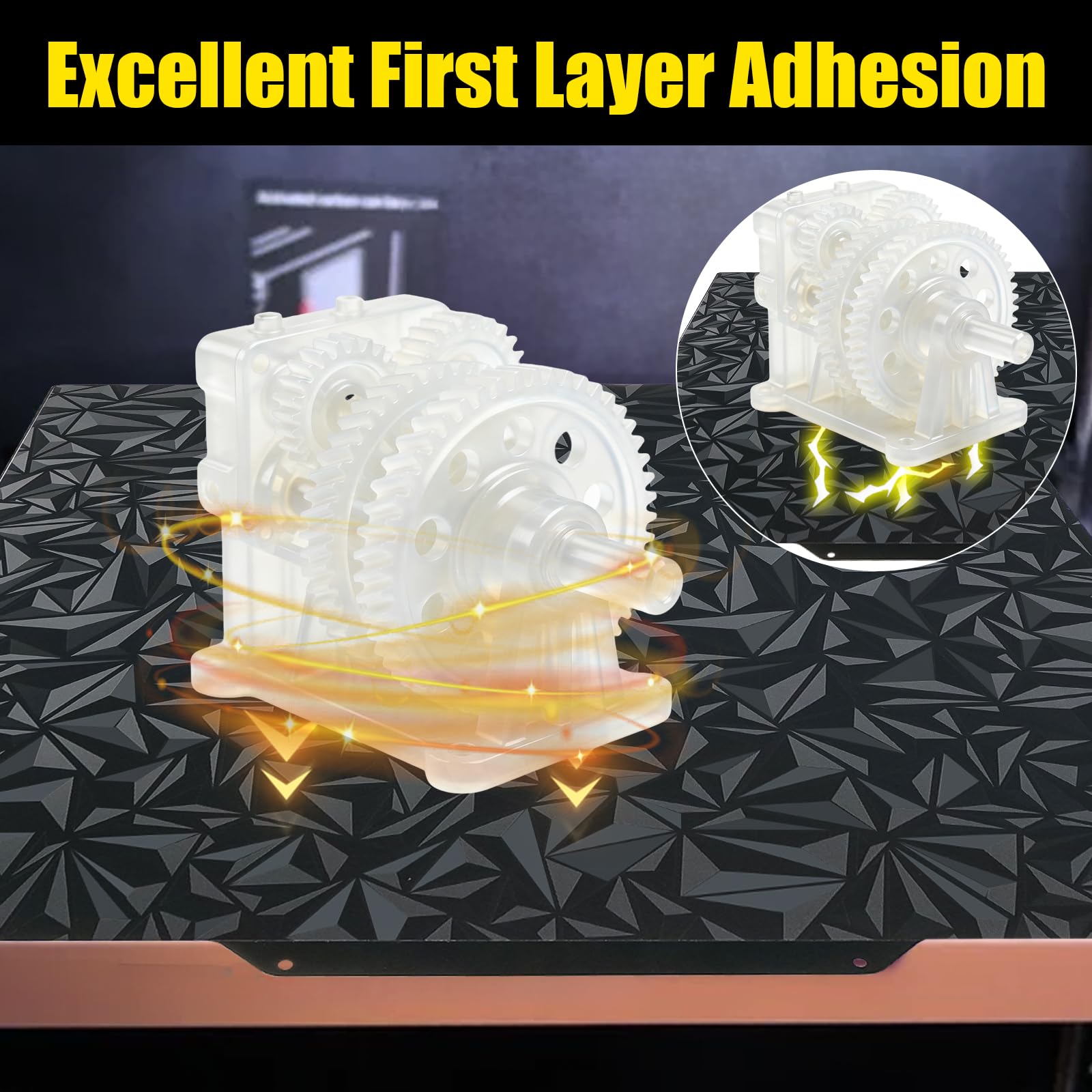 PEO PET Piastra di stampa per QIDI Q2 Q2C 280x280mm, Piastra di stampa PEO PET in acciaio a molla liscia per QIDI Q2 Combo Q2C stampante 3D