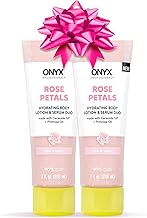 Onyx Professional Hydrating Body Lotion & Serum Duo, Rose Petals, 7 fl oz, 2pk