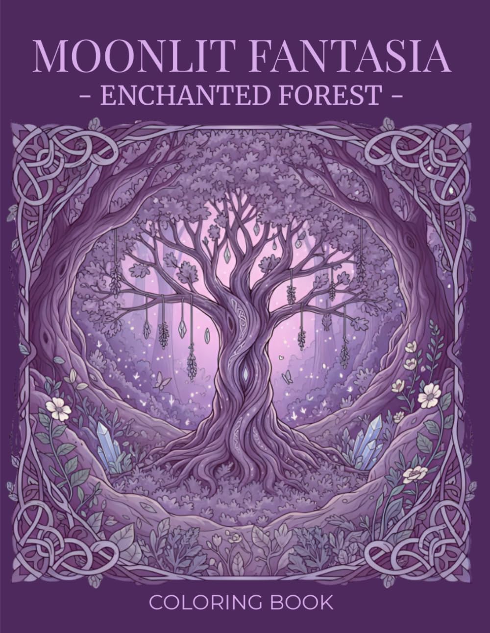 Enchanted Forest Coloring Book: Moonlit Fantasia Series