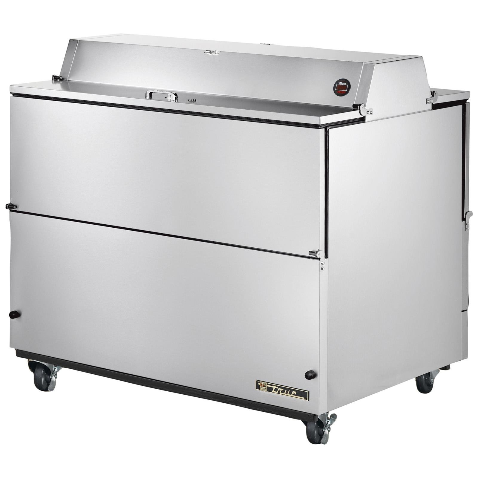 Dual Side S/S 20.9 Cu Ft Milk Cooler w/Aluminum Interior by TRUE – Model TMC-49-S-DS-HC