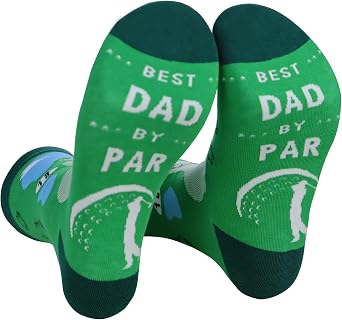Golf Gifts for Men, Personalized Holiday Stitched Socks for Dad Him Husband Father