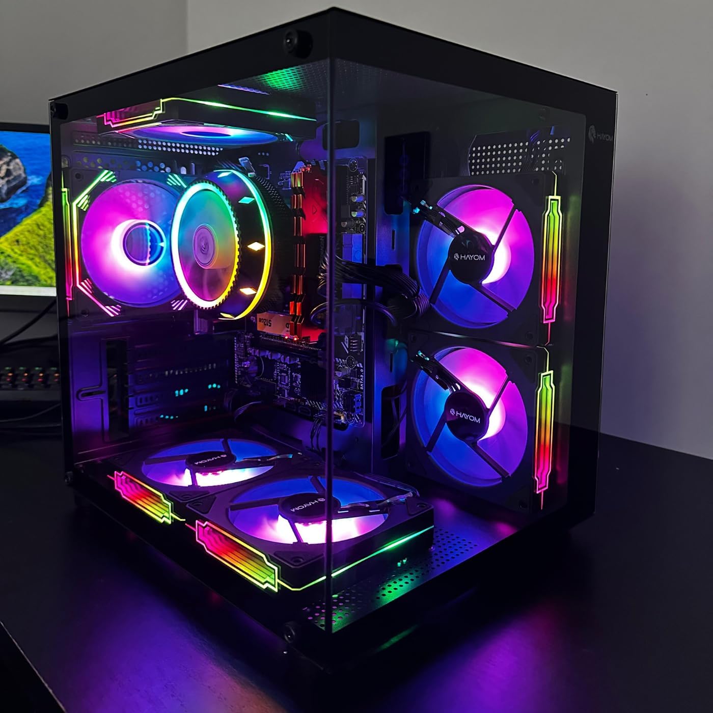 PC Gamer AMD Ryzen 5 5600GT | 16GB DDR4 3200MHz Dual Channel | SSD NVMe 512GB | A520M-PRO | Fonte 500W 80 Plus Bronze | Air Cooler ARGB + 5 Fans RGB
