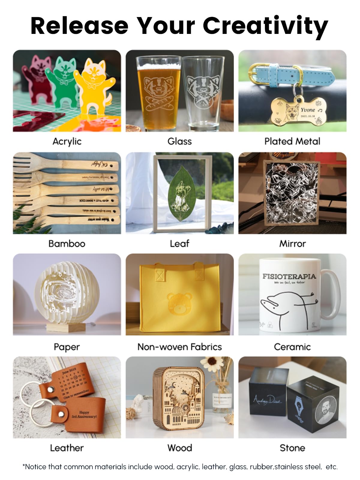 AlgoLaser 5W Smart Laser Engraver Machine: Portable Laser Engraver with 3.5" Touchscreen & 2.0 AlgoOS System - Hand Draw/Wireless Transmission/SD Card/Offline - Laser Engraving for Wood, Leather