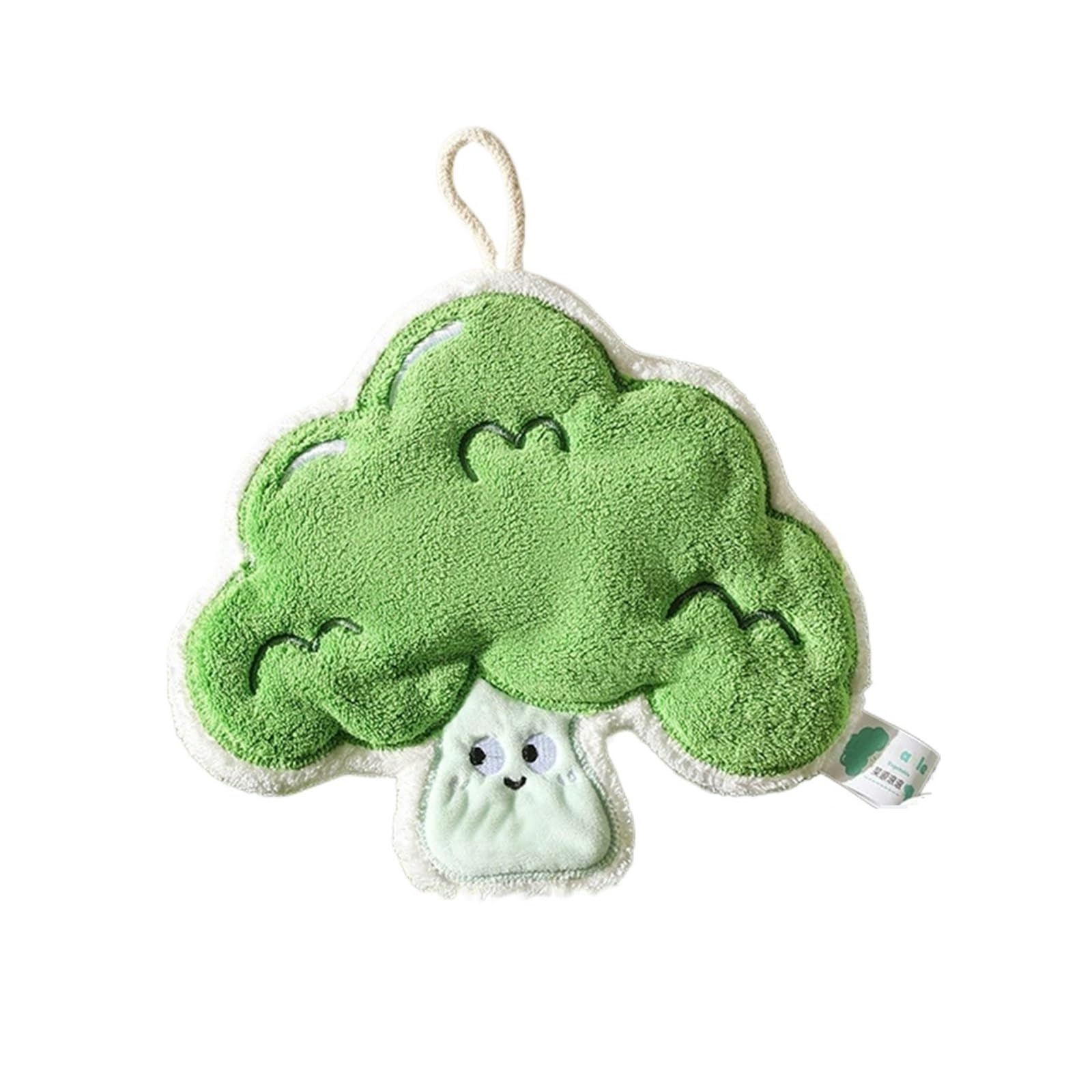 FGUJSUR Hand Towels Hand Towel Cute Cartoon Plush Lanyard Multi-functional Absorbent Towels Wipe Handkerchief Rag Cleaning Cloth(Light Green)
