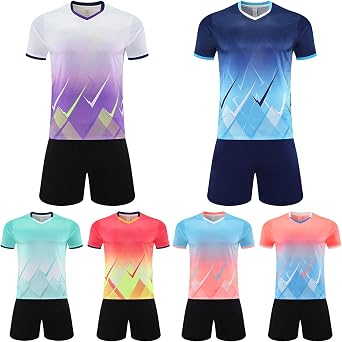 Youth Uniform Kids Soccer Jersey Gift Customize Sports Clothes Football Shirt for Boys Girls