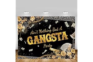 MEHOFOND Hiphop Themed Gangsta Party Decorations