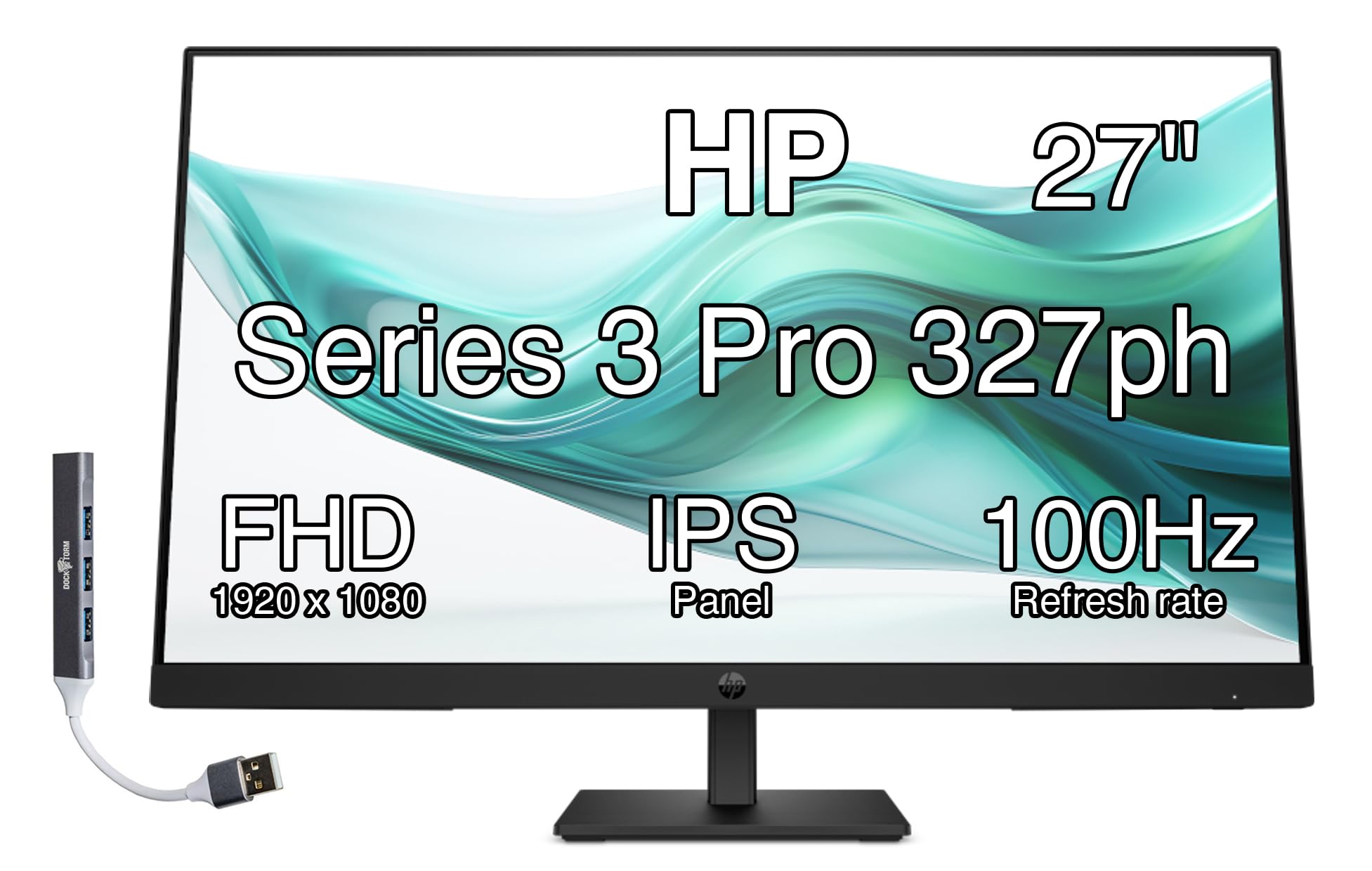 HP Series 3 Pro 327ph 27" IPS w/5ms Response Time, Flicker Free Monitor