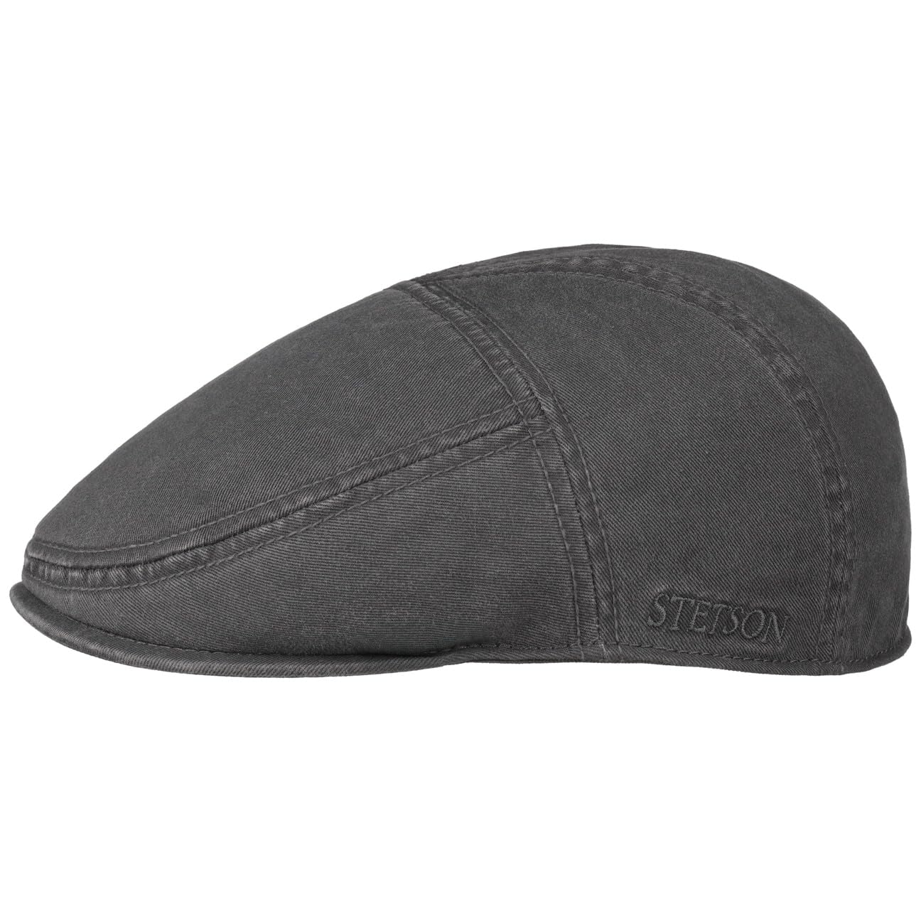Stetson Paradise Mens Cotton Peaked Cap - Flat Cap with Factor 40 UV Protection - Men s Cotton Cap - Summer/Winter Ivy Cap - Flat Cap