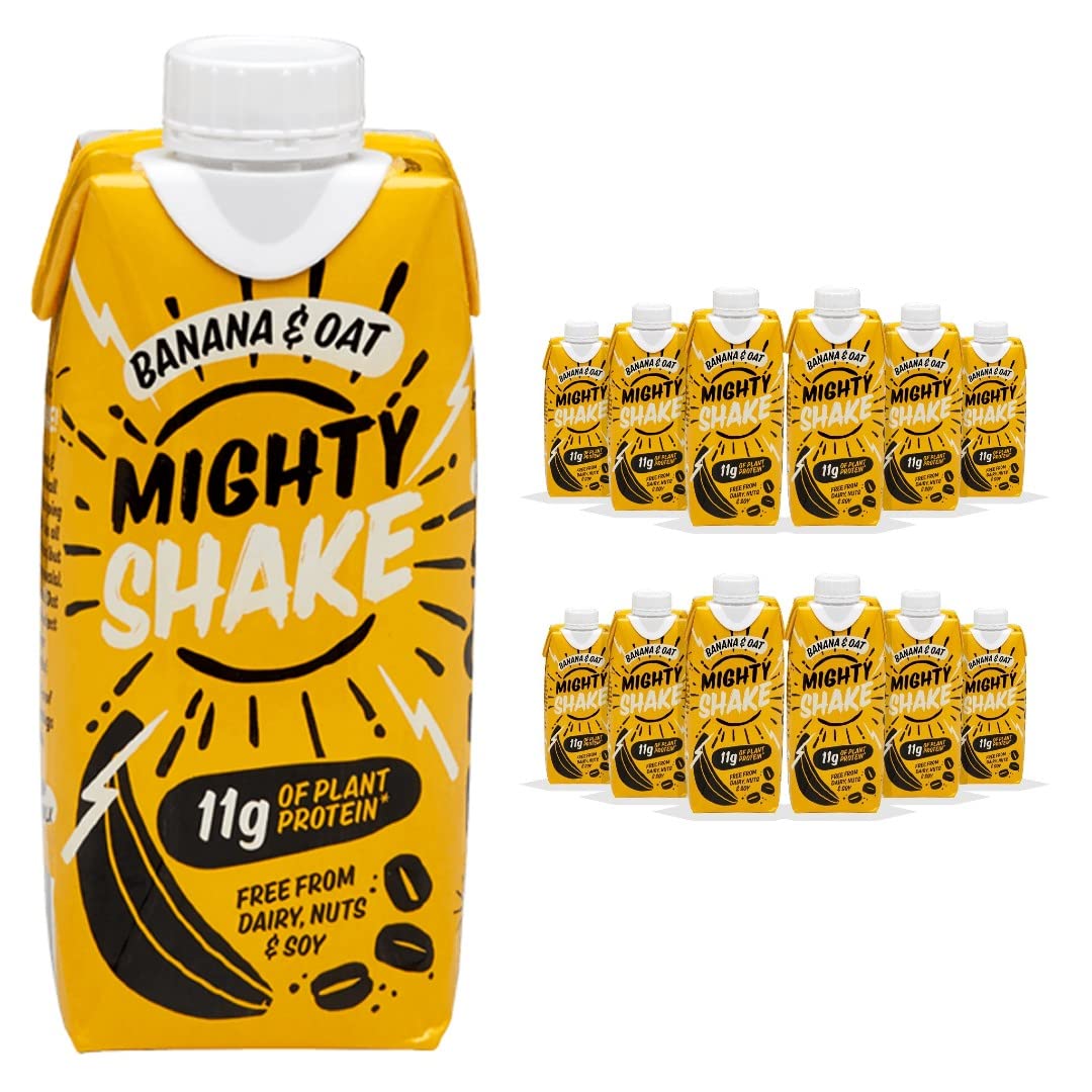 Buy MIGHTY Banana & Oat Shakes 100 Vegan Banana Drink Dairy & Soy