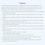 Waveshare ESP32-S3 AI Smart Speaker Development Board, Dual Microphones, Noise Reduction, RGB Lighting, External Display & Camera Support, Without Ba-ttery