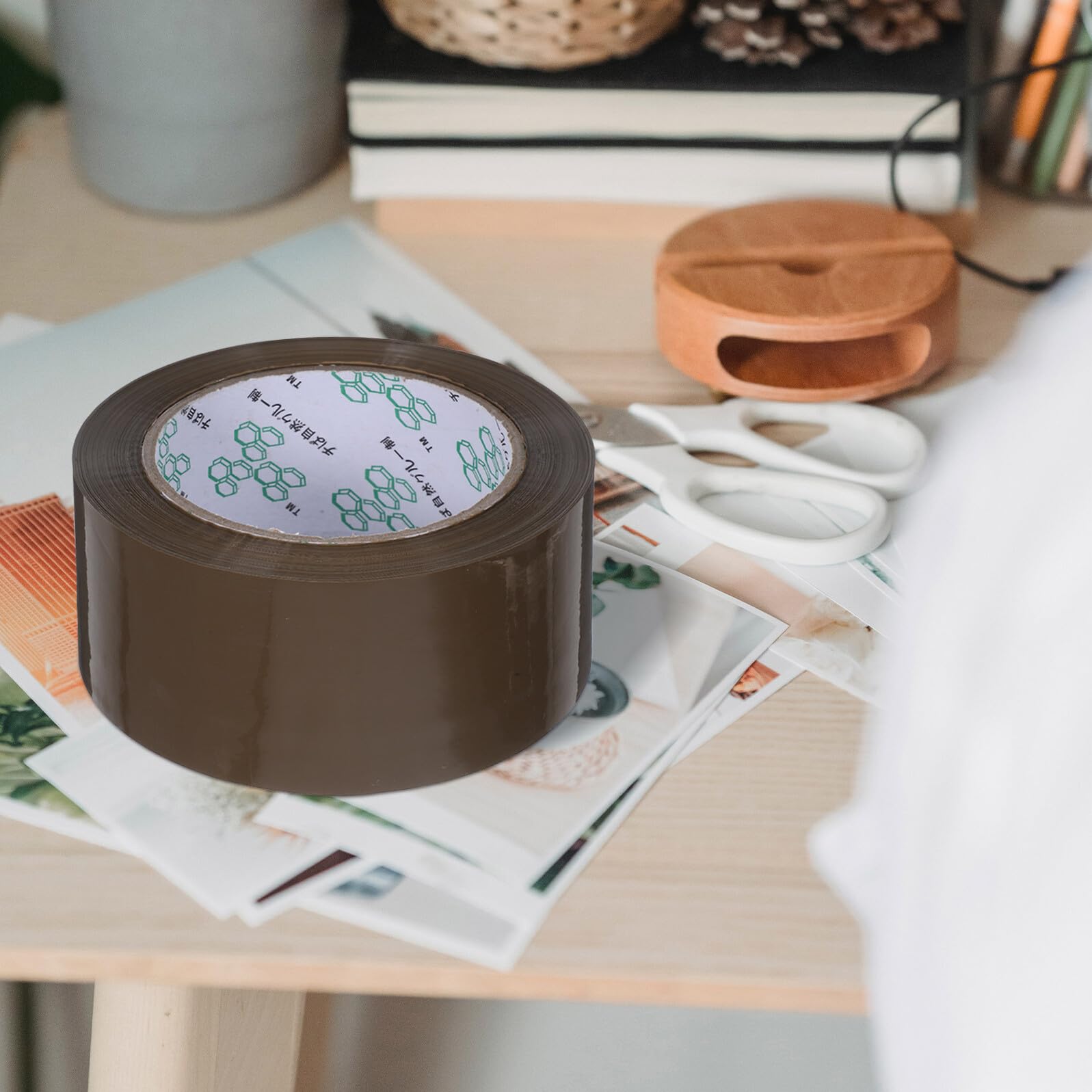 5 Rollen Teiliges Packband Starkes Versandklebeband Braun Vielseitiges Verpackungsband für Umzug Büro und Haushalt Zuverlässiges Dichtungsband für Kartons und Transport