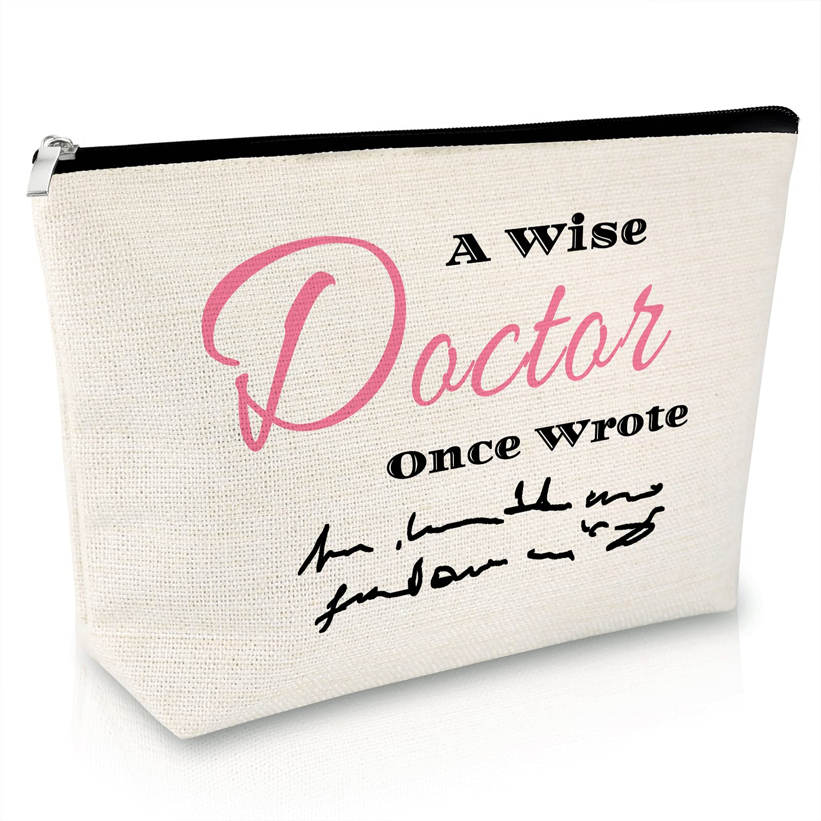 Doctor Gifts for Women Makeup Bag Doctor Appreciation Gift Christmas Thank You Presents for Women Cosmetic Bags Travel Pouch Keepsake for Graduation Birthday Travel Pouch