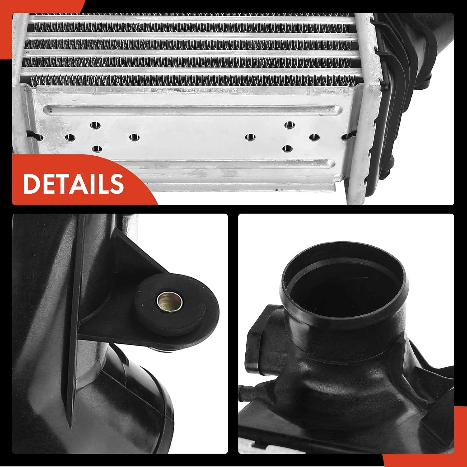 A-Premium Front Turbo Intercooler Compatible with Volkswagen Beetle 1998-2005 1.8L 1.9L Turbocharged
