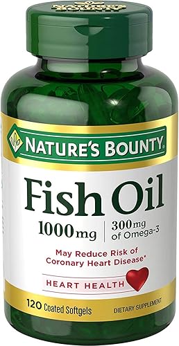 Vista 12 de Nature's Bounty Aceite de pescado, apoya la salud del corazón, 1000 mg, cápsulas blandas de liberación rápida, 145