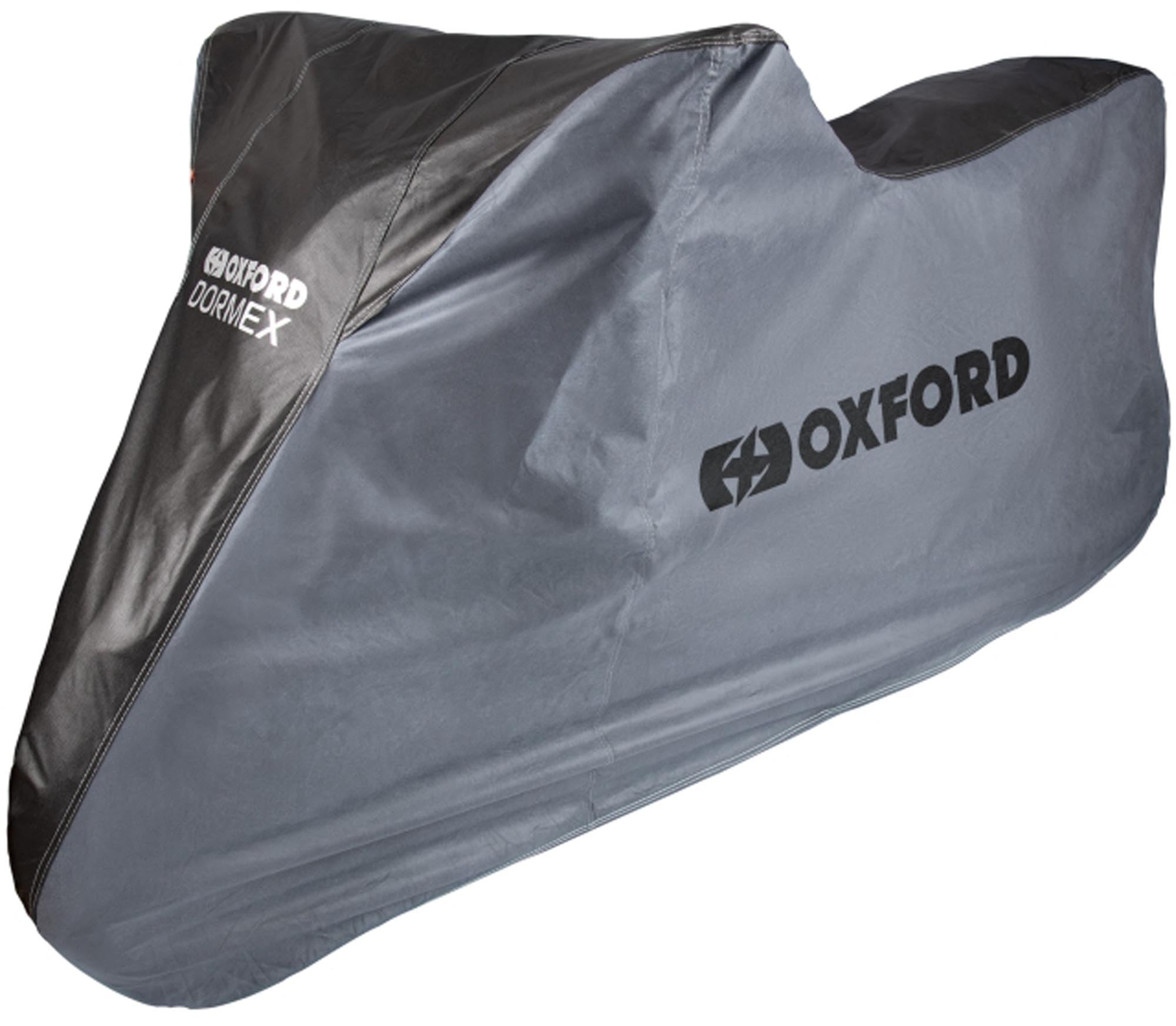 Oxford CV404 Dormex pokrowiec na motocykl halowy, XL, czarno-szary