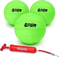 Vista 7 de GoSports Paquete de 3 pelotas de voleibol acuático, ideal para piscinas o juegos de voleibol de césped