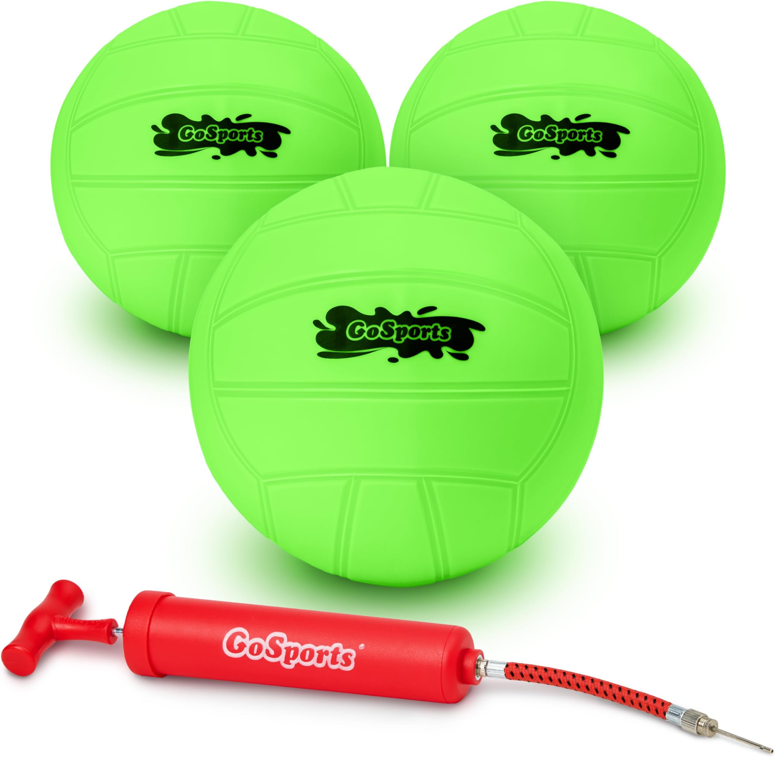 GoSports Water Volleyball 3 Pack Great for Swimming Pools or Lawn Volleyball Games