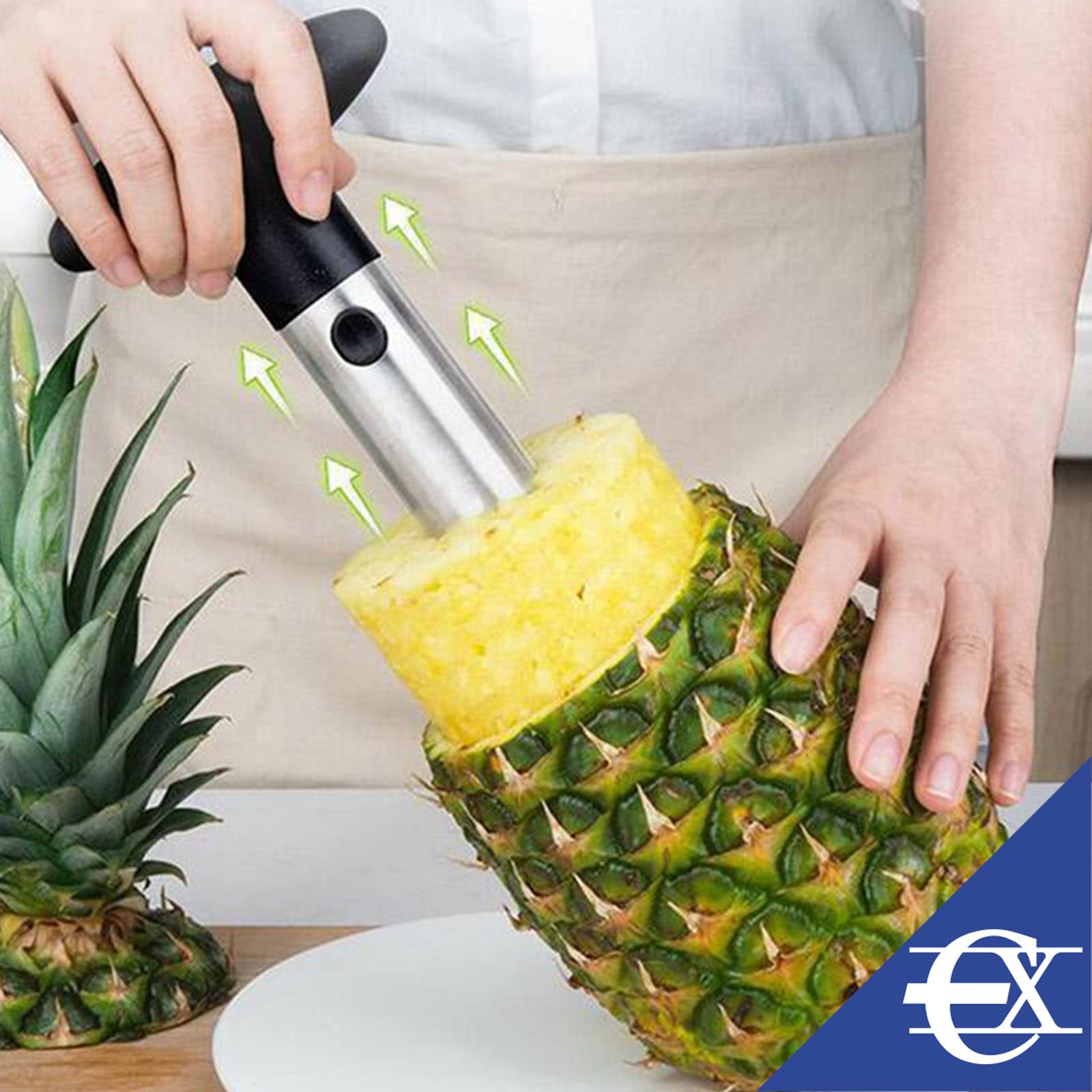 LIURC Vide-ananas et trancheuse d'ananas en acier inoxydable de, trancheuse d'an