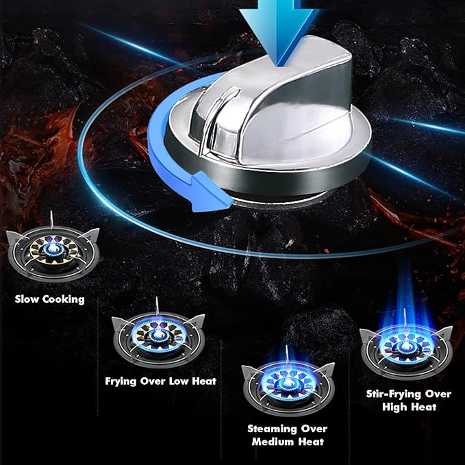 Estufa de Gas 1 Quemador 5.2KW con Vidrio Templado y Protección de Apagado miniatura 4