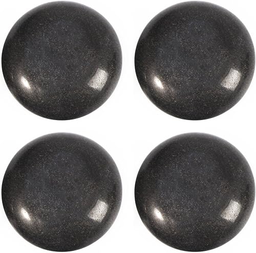 Miniatura 4 de Master Massage Paquete de herramientas de masaje de piedra caliente de basalto negro con forma de contorno de 10 piezas, piedras de lava negra en
