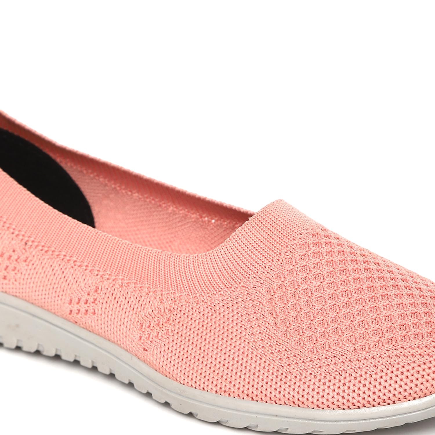 Marc Loire Women's Athleisure Active Wear Flat Ballerina Shoes, Peach - 6 Uk 2