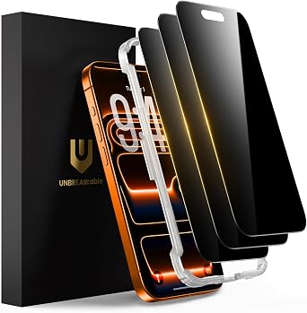 UNBREAKcable Privacy Screen Protector for iPhone 17 Pro Max - 3 Pack