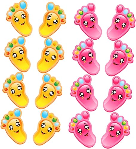 Lovely Kids Room Decor 30 pares de calcomanías autoadhesivas de dibujos animados de vinilo