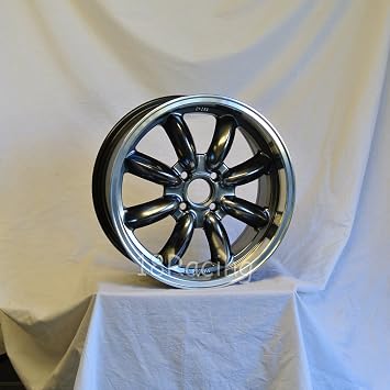 4 PCS ROTA RB WHEELS 16x7 PCD4x114.3 OFFSET4 HB73 HYPERBLACK WITH POLISH LIP