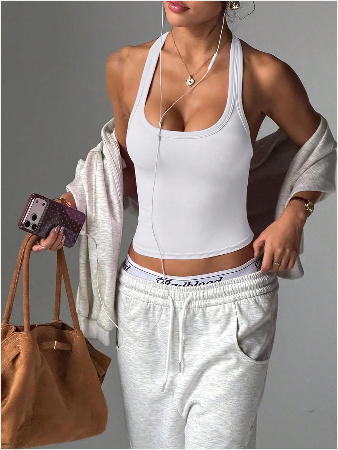 SweatyRocks Women's Cut Out Y Back Workout Crop Top Spaghetti Strap Yoga Gym Tank Top