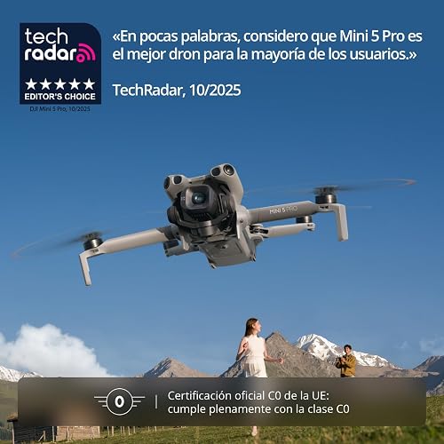 DJI Mini 5 Pro Fly More Combo Plus with DJI RC 2, Drone with Camera, 1-Inch CMOS, 4K Drone for Beginners, Obstacle Sensing, ActiveTrack 360°, 225° Gimbal Rotation, Extended Battery Life, C1 - 2