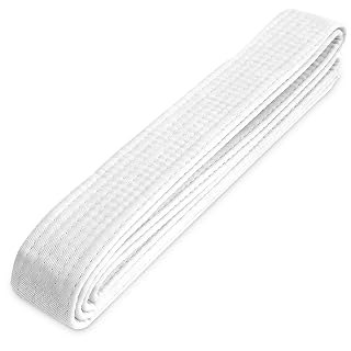MYCRITEE Taekwondo Uniform Belt for Women 86.6" - Judo Jiu Jitsu Karate Gi White Belt Martial Arts Training