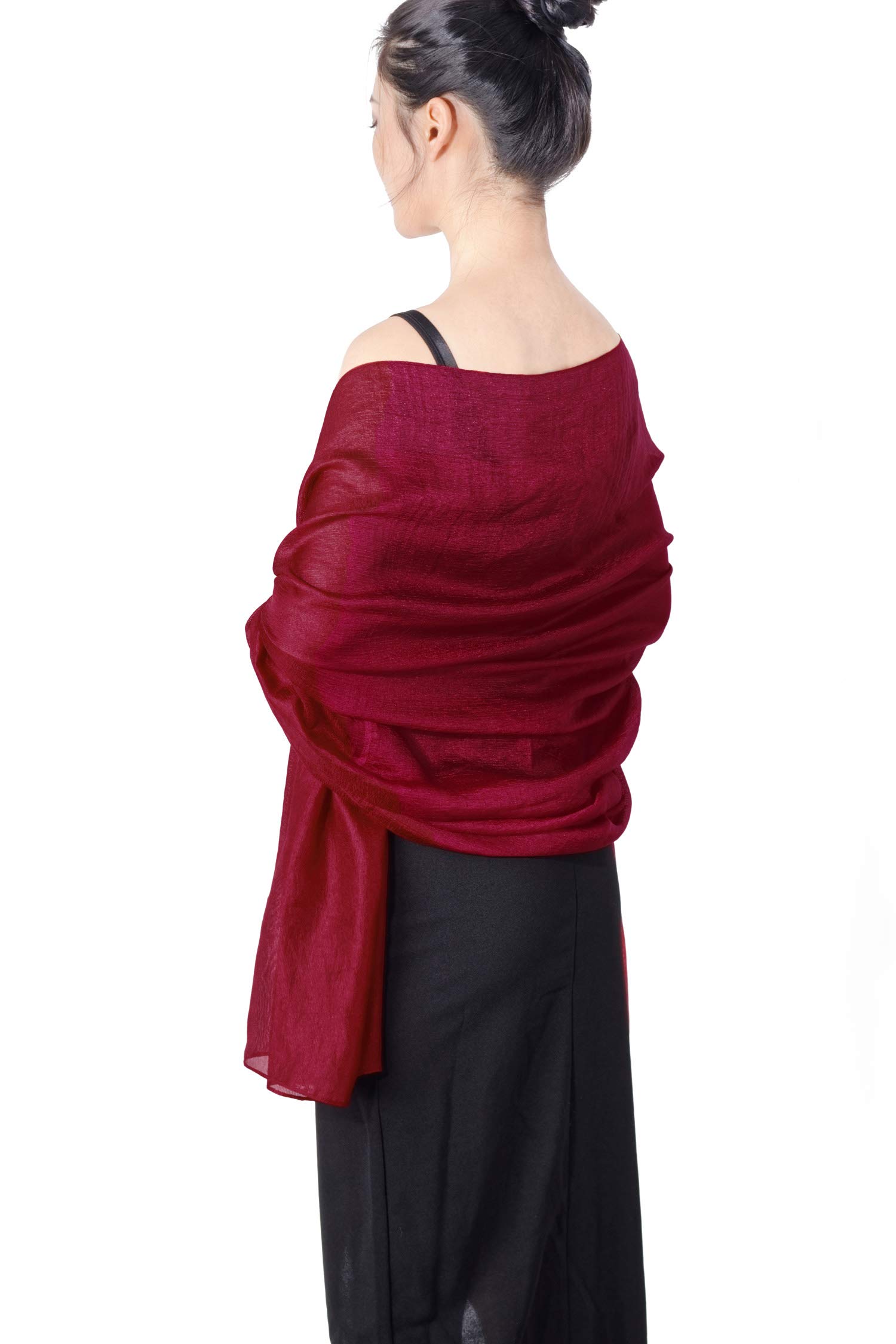 QBSM Womens Shawls and Wrap, Wedding Party Shawl Scarf for Evening Dresses