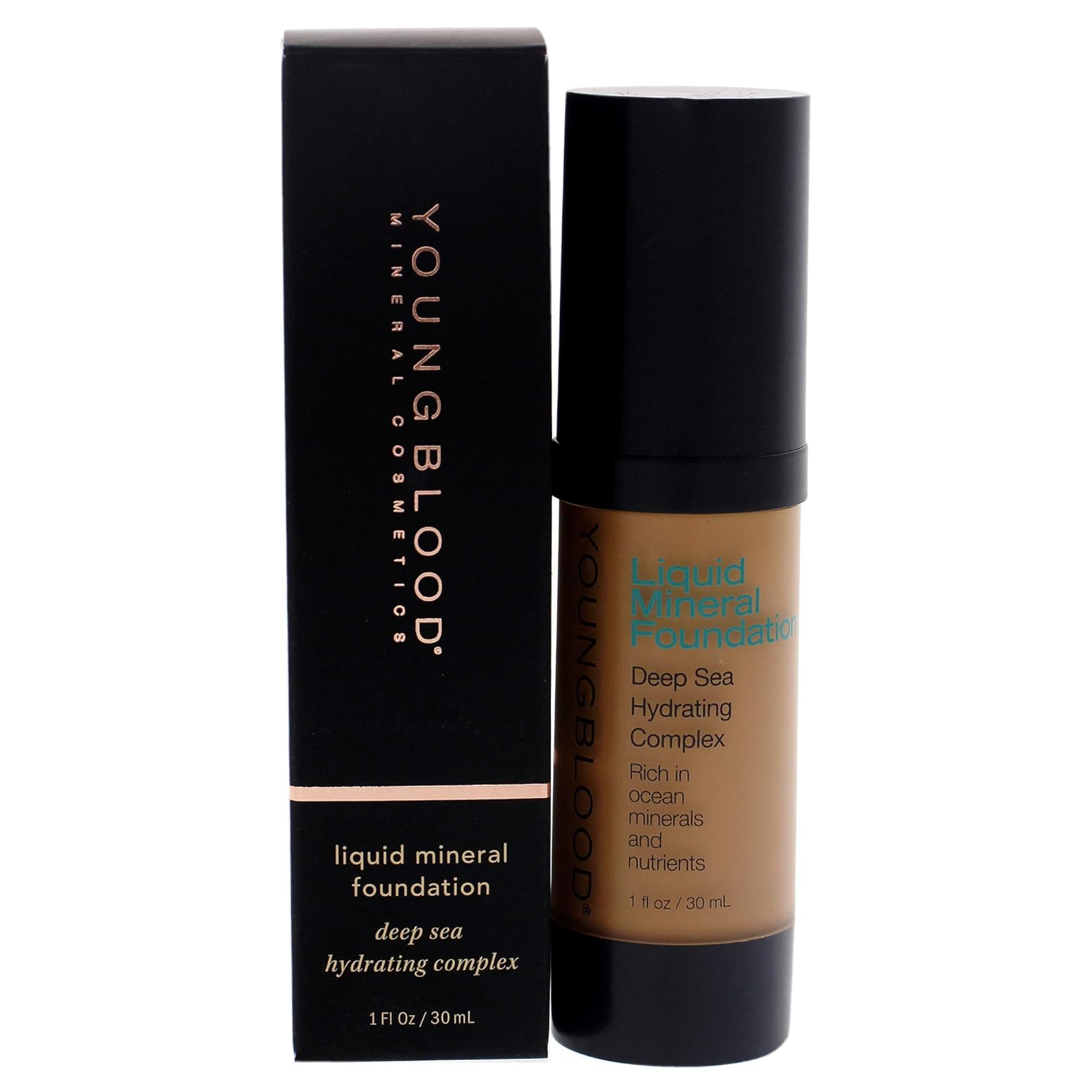 Youngblood Clean Luxury Cosmetics Liquid Mineral Foundation | Full Coverage Mineral Lightweight Makeup All Skin Types | Vegan, Cruelty Free, Paraben Free, Gluten (Suntan) Youngblood Clean Luxury Cosmetics Liquid Mineral Foundation | Full Coverage Mineral Lightweight Makeup All Skin Types | Vegan, Cruelty Free, Paraben Free, Gluten (Suntan)