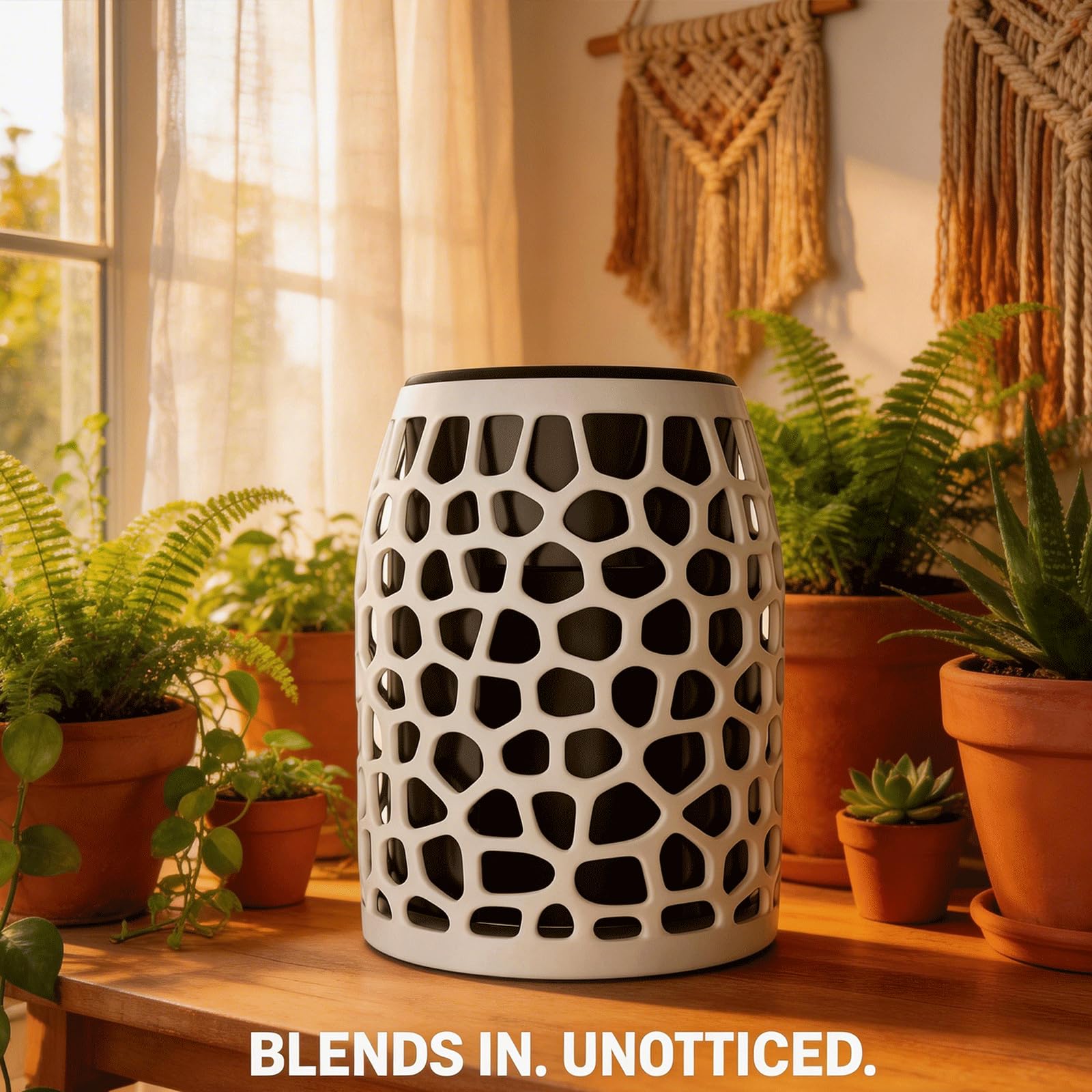 Camera Disguise Vaso per telecamera Ring per interni (2a generazione) – Decorazione per piante con telecamera nascosta e canale cavo integrato, nascondiglio decorativo per la sorveglianza