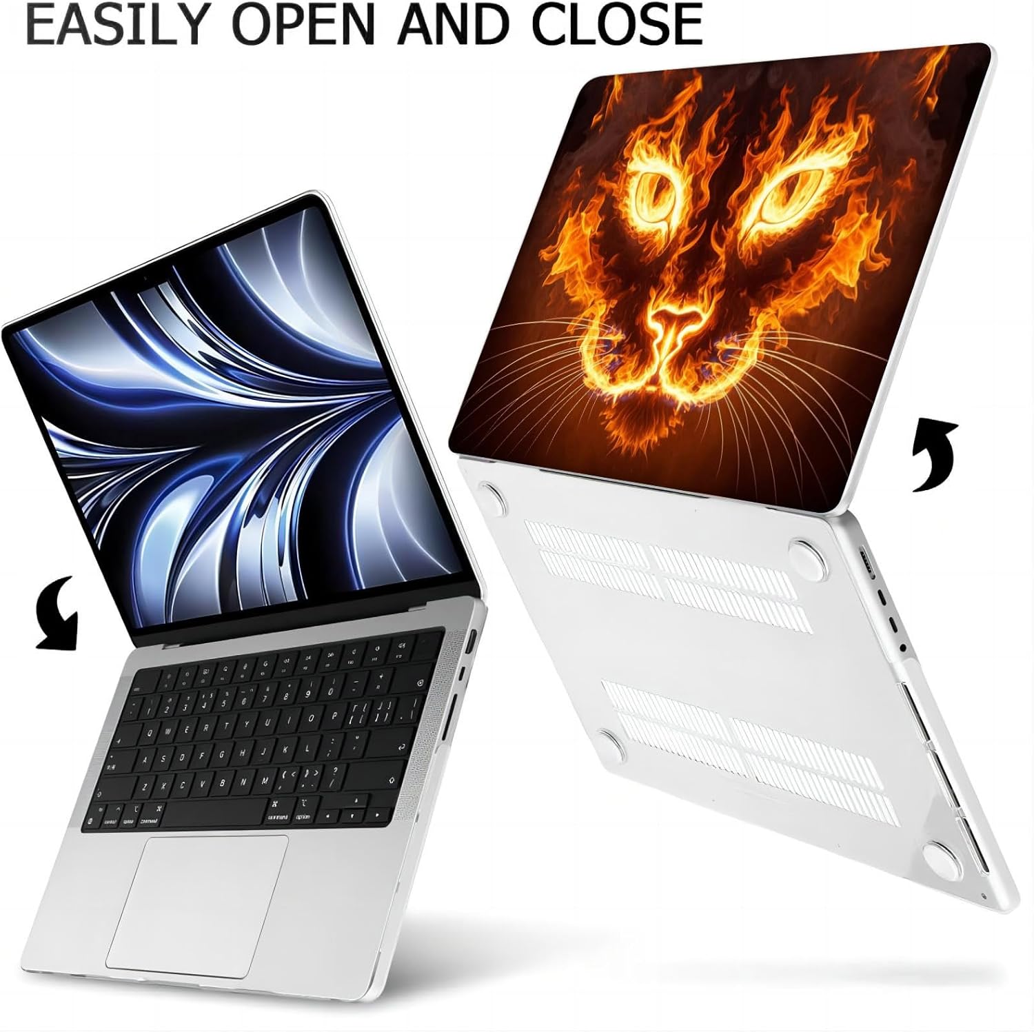 Compatible with MacBook Neo 13-inch, Hard Shell Case with Keyboard Cover and Screen Protector (A3404 A18 Pro chip, 2026 Release) - Cat MC21045