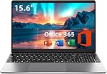 Jumper portable 15.6 1 cm HD Affichage, 4GB RAM 128GB Stockage extensible 1TB, 4 Cores Celeron, Windows 11 Ordinateur portable, Wi-Fi 5, BT4.2, Type-C, Numpad, pour les étudiants et les entreprises.